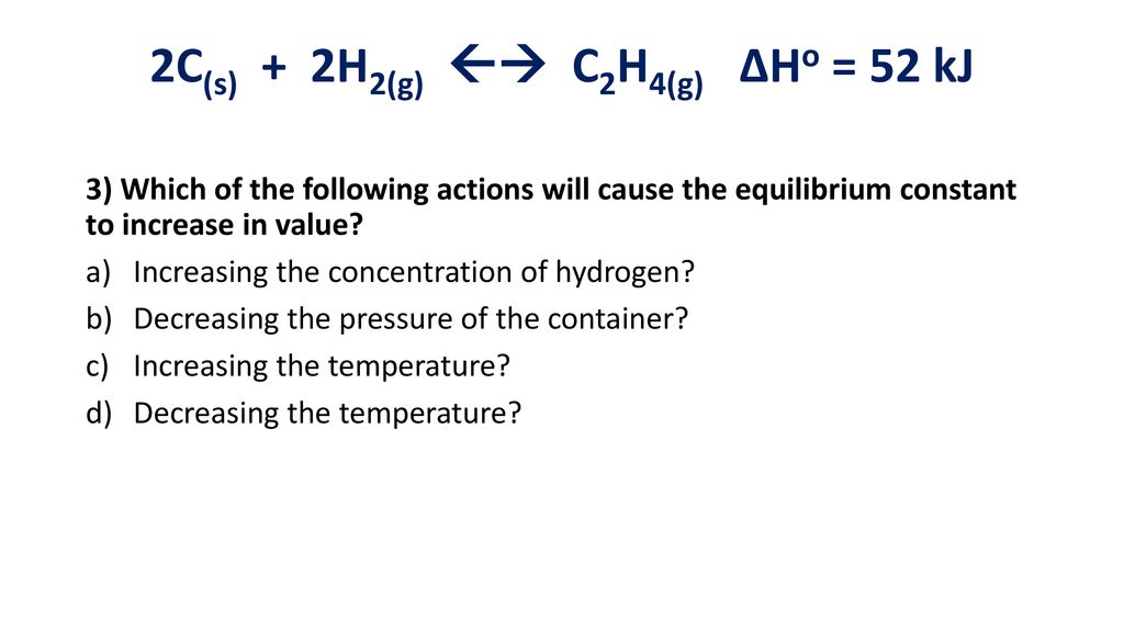 Quiz 12 Keq calculations and ICE charts ppt download